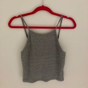 Grey Brandy Melville Halter Top